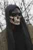 Party Masks Halloween Horror Bloody Warrior Skull Mask CS Game Latex Headwear Party T230905
