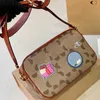 Quality Ca Camera Bag Cherry Shoulder Bags For Women Designer Bag Brown Purse Chain CrossBody Bags Leather Handbags Wallet 230209