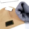 Wintermutsen Designer Hoge kwaliteit warme hoeden Hip Hop Cap Reizen Outdoor Luxe Beanie Paar hoofddeksels