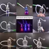 20 Styles Portable Small Glass Oil Burner Bong Inline Matrix Birdcage Perc Recycler Ash Catcher Cigarette Filter Water Pipe with 10mm Male Oil Burne Pipe and Hose