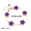 Bracciale CDD Brillanti zirconi Fiori Bracciale bifacciale Donna Designer di lusso Gioielli squisiti Regalo Braccialetti a catena eleganti Charms 230904