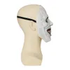 Masques de fête Horreur Halloween Masque Souriant Démon Ghostface Cosplay Mascarade Props Parti Vert Masque Complet pour Halloween Accessoies 230905