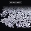 Lösa diamanter Szjinao 340st små lösa ädelstenar stenar 0,8 mm till 2,9 mm d färg Löst diamantpärla för smyckematerial som säljer 230904