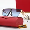 Modische Metall-Sonnenbrille, geschnittene Luxus-Metallbrille, universelle Sonnenblende für Männer und Frauen, Sonnenbrille mit hohlem Metallrahmen