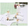 Garrafas de embalagem por atacado mais recente 10ml 15ml 20ml 30ml 50ml 100ml conta-gotas de vidro branco porcelana óleo essencial recipientes cosméticos com g dhw8h