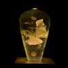EP Light – Whydrangea, Tischlampe aus Holzharz, kreatives Ambiente-Nachtlicht, Schreibtischlampe für Tischdekoration, Weihnachtsgeschenk