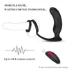 Vibradores PHANXY Masaje de próstata masculino Vibrador Anal Plug Estimulador de silicona Butt Delay Eyaculación Anillo Juguete para hombres 230904