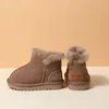 Buty GT-Cecd Winter Children Boto Snow Buty Oryginalne skórzane buty dla dziewcząt ciepłe pluszowe buty mody buty dla dzieci buty maluchowe buty 2309904