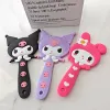 Ins kawaii melodi mini portable speglar tjej söt outwear mini kisel hand shank speglar ll