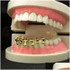 золотые нижние зубы