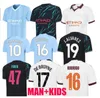 23 24 HAALAND Fußballtrikots DE BRUYNE PHILLIPS MANS CITIES GREALISH STERLING MAHREZ FODEN Manchesters 2023 2024 Fußballtrikots Herren Kinder Kit Uniform