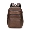 Torby szkolne Wysokiej jakości ładowanie USB plecak plecak pu skórzany dagę duże laptopy plecaki męskie mochilas szkolne dla nastolatków chłopcy 230905