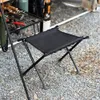 Mobilier de camp Tabouret de pêche en plein air Chaise en alliage d'aluminium portable Tabouret tactique pliant Tabouret de file d'attente Pique-nique Barbecue Chaise de camping 230905