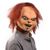 Partymasken Chucky-Maske, Kinderspiel-Kostüm, Masken, Geist, Chucky-Masken, Horrorgesicht, Latex, Mascarilla, Halloween, Teufel, Killer, Puppenhelm, 230901