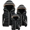 Down Coat Fashion Family Matchande kläder vinter mamma pappa dotter son varm väst män ner jacka höst baby flickor pojkar huva rock r230905