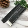 YQ 22mm 24mm Genuine Calf Leather Watch Band For Breitling Avenger Series Watches Strap Watchband Man Fashion Wristband Black Brow199u
