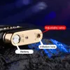 New Individualized Electronic Induction Ignition Windproof Direct Flame Butane No Gas Lighter Smoking Accessories Gadgets for Men LAWL