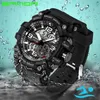 Reloj Digital SANDA para hombre, reloj deportivo militar del ejército, resistente al agua, calendario de fecha, relojes electrónicos LED, reloj masculino 243F