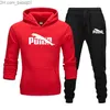 Men's Tracksuits Men Thick Fleece Tracksuit Winter Warm Hoodie and Sweatpant Set Unisex Hoodie Oversized Jogging Suit T230905