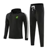 Jamaica Men's Tracksuits Outdoor Sports Warm Long Sleeve Clothing Full dragkedja med CAP Långärmad fritidsportdräkt