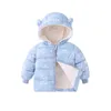 Down Coat New Winter Baby Boys Girls Jackets Spädbarn tjocka rockar varm huva ner parkas barn ytterkläder barnjackor r230905