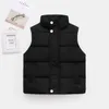 Casaco de algodão para baixo das crianças colete outono inverno meninos meninas quente outerwear colete crianças gilet fille casacos 2-12 jaqueta grossa colete r230905