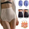 Intimo modellante da donna Seta di ghiaccio Fibra ionica Riparazione Modellamento Donna Sculpt Corto a vita alta Slip modellante per il corpo Pantaloni per il controllo della pancia ferma Shapewear 230905