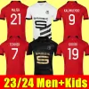 2023 2024 Stade Rennais Soccer Coureys Away Third Rennes Maillot de Foot sulemana Bourigeaud terrier Doku laborde Santamaria Men Kids Kits Kit Chirts