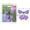 Magiska rekvisita 3D Butterfly Kids Toys Fly Childrens A4284 Drop Delivery Gifts Puzzles Dhokd