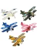 Aeronave Modle Retro Metal Avião Modelo Artesanato Sala de Estar Quarto Ornamento Ferro Avião Estatuetas Decoração Acessórios Presente 230904