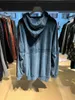 Felpe con cappuccio da uomo Felpe 2023 Line Needles Velvet Felpa con cappuccio Uomo Donna Migliore qualità Oversize Ricamo Farfalla Pullover AWGE Felpe x0905