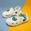 Sandalen cartoon dinosaurus kinderen slippers jongen klompen zomer ademend strand water schoenen schattige kinderen sandalen voor jongen gratis verzending 2023 x0902