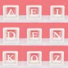 Party Decoration CYUAN A-Z Letter Name Transparent Balloon Box BABY ONE Blocks Boy Girl Gift Wedding Decor Shower Birthday262L