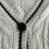 Maglioni da donna Autunno Donna Cardigan ricamato stella Y2k Maglione lavorato a maglia con scollo a V Streetwear Tay Cardigan rosa Moda caldo 230904