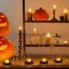 Party Decoration Halloween Candle Light LED Colorful Candlestick Table Top Decoration Horror Skull Ghost Party Halloween Party Home Bar Decor X0905