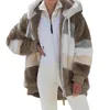 Womens päls faux vinterrock för kvinnor överdimensionerad lång nallebjörn varm förtjockande fleece rockar jacka hylsa topp 230904