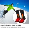 Calcetines deportivos Calcetines de calefacción eléctrica de invierno Temperatura ajustable recargable Calcetines calientes Calentador de pies Calcetines térmicos unisex para acampar Esquí 230904