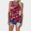 Tanques de mujer 2023 S-5XL camuflaje camiseta sin mangas chaleco de mujer suave verano casual al aire libre deportes de moda