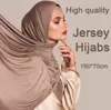 Sjaals Mode Modaal Katoen Jersey Hijab Sjaal Lange Moslim Sjaal Effen Zachte Tulband Stropdas Hoofd Wraps Voor Vrouwen Afrika Hoofdband 170x60cm 230904