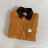 Detroit Carhart Couleur lavée Veste américaine Manteau Robe de travail Unisexe