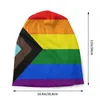 Basker hbt framsteg stolthet flagga skallies mössor mössor Vinter varm stickad hatt Hip Hop Vuxen Gay Bonnet Hatts Outdoor Ski Cap