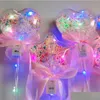 Party Favor Princess Light-Up Magic Ball Wand Glow Stick Witch Wizard Led Wands Halloween Chrismas Rave Toy Gift For Kids Drop Deliv Dhskd