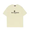 Pieces balencaigaly balencigaly tshirt shirt t shirt 10 designer shirts mens t shirt womens Wholesale luxury brand Top Version 250g 100 2 Cotton Casual Shirts O