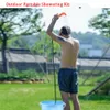 Hidrasyon dişli kamp duş 12v yüksek basınçlı pompa açık yürüyüş elektrik duş 20l su kova araba yıkama evcil hayvan banyo bitki sulama 230905