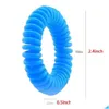 Braccialetto repellente per zanzare Braccialetto elastico a spirale Bracciale per polso a mano Anello telefonico Catena Braccialetti anti-zanzara Goccia Dh4Ou