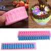 Whole- Garden Fences 3D Silicone Fondant Molds For Cake Decortion Chocolate Soap Mould Sugarcraft For Kitchen Baking Tools Bak2864