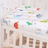 Täcken Baby Fitted Sheet Born Cotton Soft Crib Bed Barn Madrass täcker 230904