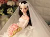 Dolls Bride Doll Toys For Girls Kid Children's Birthday Present Wedding Gift 48cm 230904