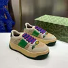 Heren Dames Topkwaliteit Designer Schoenen sneakers 2023 Geborduurd Wit Groen Rode Strepen damesschoenen sneaker unisex Wandelsport Trainers