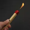 New creative match shape open flame lighter No Gas outdoor kitchen stove igniter smoking accessories gift AXQG